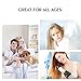 FIXBODY Mini Pocket Detangling Hair Brush, 3 Pack Soft Ball Tipped Nylon Pin Handheld Massage Paddle Hair Comb for Adults & Kids All Hair Types