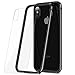 RANVOO iPhone Xs Case/iPhone X Case, Hard Slim Thin Case Protective Bumper with Soft TPU Inner Frame Compatible for iPhone Xs 5.8 inch-Black
