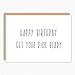 Birthday Card Boyfriend. 008 Get Your Dick Ready. Folded Greeting Card With Envelope. Blank Inside