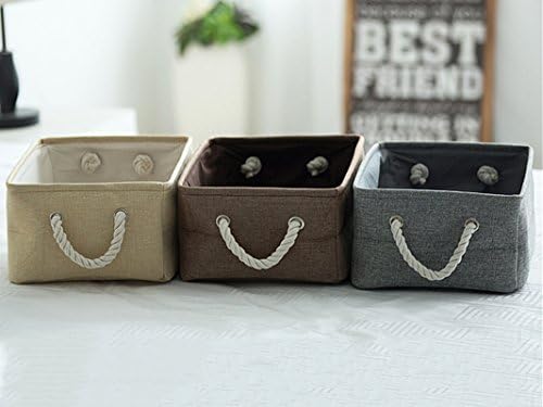 Shallow Table Storage Basket,Extra Thick (Gray)