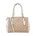 Coach F58290 Signature PVC Mini Christie Carryall Satchel Light Khaki/Chalk