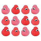 Fun Express Vinyl Flamingo Rubber Duckies | 12 Count | Great for Seasonal Holiday Party Decor, Giveaways, Prizes, and Favors
