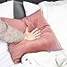 Plain Throw Pillow Cushion Inserts: White Square Throw Pillows for Couch, Sofa, Bed - 20 Inch x 20 Inch Pillow Insert, Set of 2 - Euro Accent Pillow Stuffers for Sham Covers - Large Filler Cushions