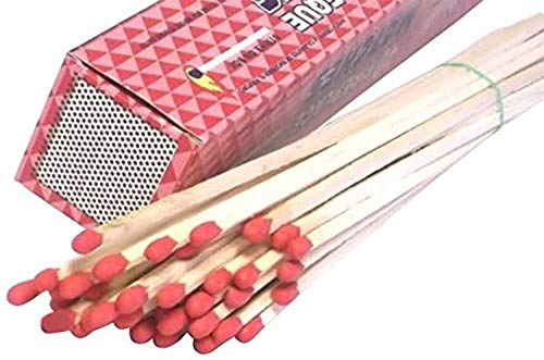 4 Boxes in Lot - 11" Long Wooden Fireplace Matches