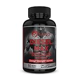 Diesel Max Ultimate Men’s Testosterone Booster Dietary Supplement – 100% Natural Herbal Ingredients - Boosts Muscle Growth & Recovery, Supports Stamina & Performance - Perfect For Athletes & Busy Men