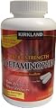 Kirkland Signature Extra Strength Acetaminophen 500MG Caplets (2000 Count)