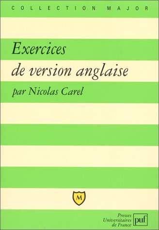 Exercices de version anglaise