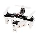 Dayan Anser Beginner Pocket Drone, Tiny RC Quadcopter with High Precision 6-Axis Gyro, Rechargeable RTF Aircraft Led Lights Help Identify Direction, Toys For Adults (Black)