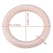 Baby Teething Ring, 10pcs Baby Infant Natural Wood Teething Ring Teether Toy Wooden Bracelet DIY Craft