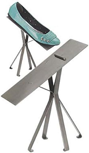 Boutique Raw Steel 8 inch Shoe Display Stand