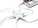 Keenstone 3.5mm 1 to 5 Stereo Audio Headphone Headset Earphones Splitter Adapter Converter Connector Music Sharing Device Music Hub for Samsung iPhone iPod iPad MP3/MP4 Players Tablets (pack of 2)
