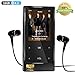 MP3 Player with Bluetooth 4.2, 16GB Hi-Fi Lossless Music Player with FM Radio, Speaker, Voice Recorder, Video Player, Ebook&Picture Reader, Touch-Buttion 2.4'' Screen with Earphone