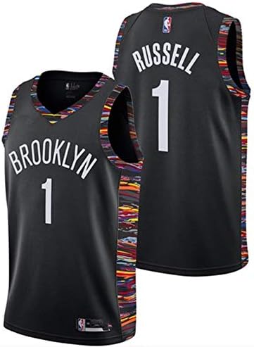 Urauko Men's #1_D'Angelo_Russell_Nets_Black Swingman Jersey - Music Edition