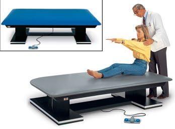 Hausmann Dual Lift Powermatic Electric High Low Mat Platform Table - 5' X 7'