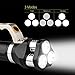 Fheaven Rechargeable LED Searchlight Tactical Aluminum Flashlight 3T6 Spotlight 9000 Lumens NOT Including Charger