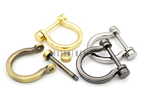 4 CRAFTMEmore+D+Rings+Horseshoe+Keychain+Accessories