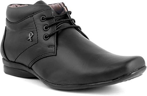 CANDLE Genuine Leather High Ankle Shoes Lace up