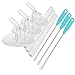 Loduve 3-Pack Replacement Straws for Thermos Funtainer 12 Ounce Bottle F401, BPA-FREE Straws with 3 Straw Cleaning Brushes