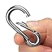 CBTOEN Set of 15 Spring Snap Hook Stainless Steel Carabiner Clip Keychain 2.4 Inch Spring Ring Hook for Home Outdoor Sports Camping