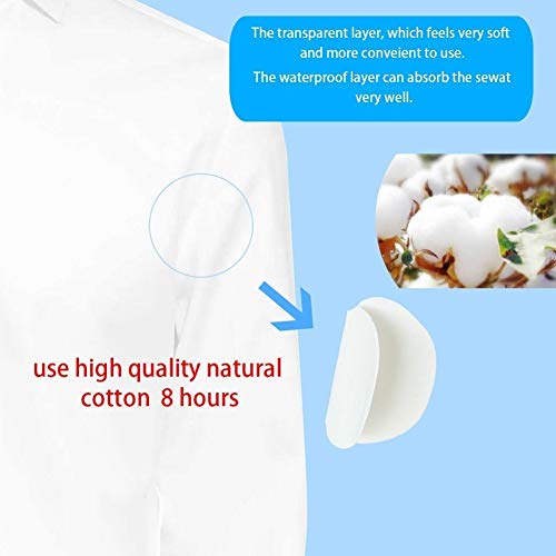 Underarm Sweat Pads,Disposable Absorbent Underarm Dress Shields,Perspiration Sweat Pad,Fight Hyperhidrosis, Antiperspirant Adhesive Underarm Pads for Men and Women (80 Pack)