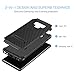 BENTOBEN Case for Samsung Galaxy Note 9, Kickstand Protective Carbon Fiber Texture Phone Cases, 2 in 1 Hybrid Dual Layer Heavy Duty Hard PC Cover Soft TPU Bumper Shockproof Phone Case Cover -Black