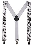 BODY STRENTH Y Back Suspenders Wide Adjustable Braces for Men Wedding Tuxedo