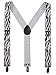 BODY STRENTH Y Back Suspenders Wide Adjustable Braces for Men Wedding Tuxedo