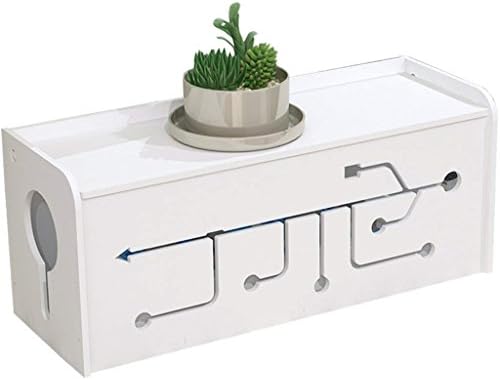 Flowing Water Cable Storage Box,Splicing Cable Management Box Organizer Power Strip Box,For Power Cable And Plug,Kids & Pet Friendly,26 * 13 * 15Cm [Energy Class A]