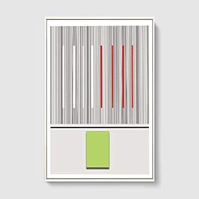 Framed Canvas Home Artwork Decoration Lines Art Canvas Wall Art for Living Room, Bedroom - 16x24 inches