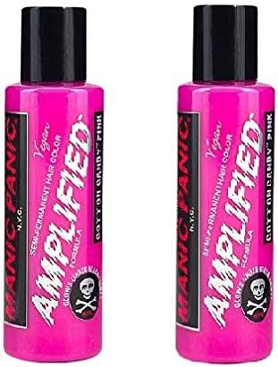 Manic Panic Cotton Candy Pink Amplified Hair Color 118ml x2