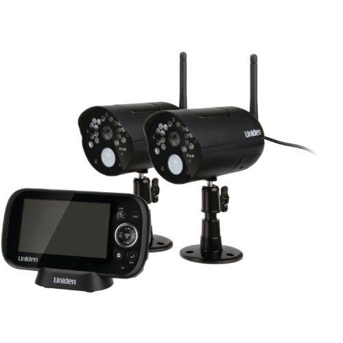 Click Here to See More Images Uniden UDR444 Guardian 4.3-Inch Video Surveillance System with 2 Cameras (UDR444)