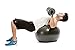 Vitruvian Health and Fitness 2000lbs Exercise Ball with Pump and Workout Poster
