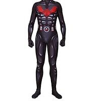 Fargone Bat-Man Lycra Spandex Cosplay Suit 3D Style Halloween Superhero Zentai Suitfor Adult 185