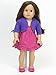 Sophia's Doll Stand in White Metal, Sized for 18 Inch Dolls & American Girl Dolls, 18 Inch Doll Item