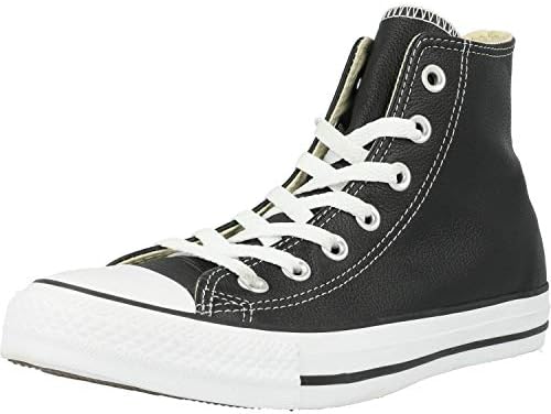Converse Unisex Chuck Taylor All Star Leather High Top Shoe Black