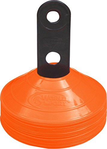 Set of 25 World Sport Disc Cones Orange