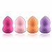 Sankuwen 4PCs Pro Beauty Flawless Makeup Blender Foundation Puff Multi Shape Sponges Random Color