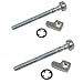 Euros 2 Set Chain Tensioner Adjuster Screw Kit Fit for Poulan Craftsman 530016110 530015826 530069611 Chainsaw primary
