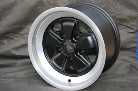 Maxilite wheel fuchs replica 7x15 Black Center Machined rim