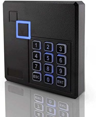 Color Black Proximity RFID ID Card Door Access Control Keypad Reader 125KHz Wiegand 26 Bit Reader