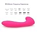 YICO Vibrating G-spot Vibrator, Handheld Electric Personal Wand Massagers, Powerful Silicone Clitoral Stimulator Quiet Adult Sex Toys for Women,USB Rechargeable Waterproof Sexual Wellness, Pink