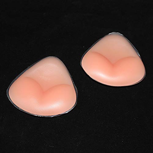 Waterproof Silicone Bra Insert V-Shaped Breast Enhancer Chest Enhancement Push Up Pads for Bra/Bikini, Skin - Thumbnail 2