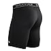 BALEAF Men's Compression Shorts Mid Baselayer Tights for Workout Gym Training Running Black Size XL