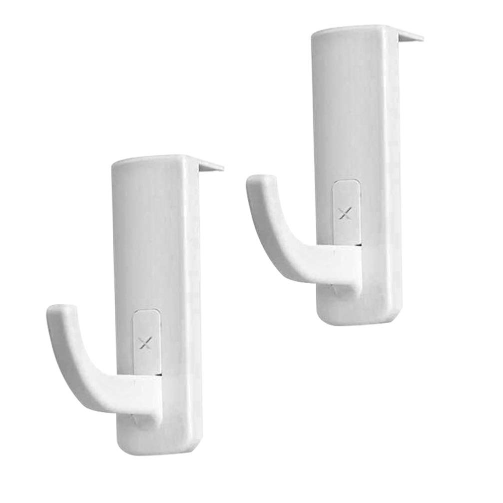 SOLUSTRE 2pcs Headphone Hooks Headset Stand Self Adhesive Headphone Holder Monitor Stand Holder for All s