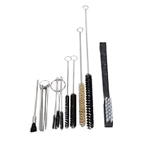 GUAngqi Gun Pipe Cleaning Brush Set Gun Brush Cleaning Kit Nylon Tube Brushes Set for Small Tubes