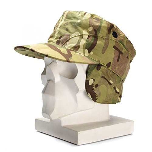 Genuine British UK army ear flaps cap MTP camo (Large)