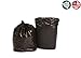 Resilia Tall 15 Gallon Trash Bags - Black 100 Bags/Roll, 1 Mil Thick, 24x33 inches (WxH), Wire Ties Included, MADE IN USA