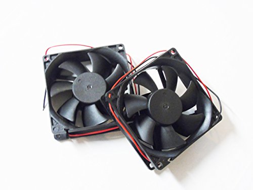 Pair packed 3 inch 12vdc 12 volt car truck cooling fans