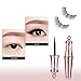 Magnetic Eyelashes and Magnetic Eyeliner,Lavone Magnetic Eyelash Kit,Natural Look Eyelashes,3 Style Eyelashes with Tweezers