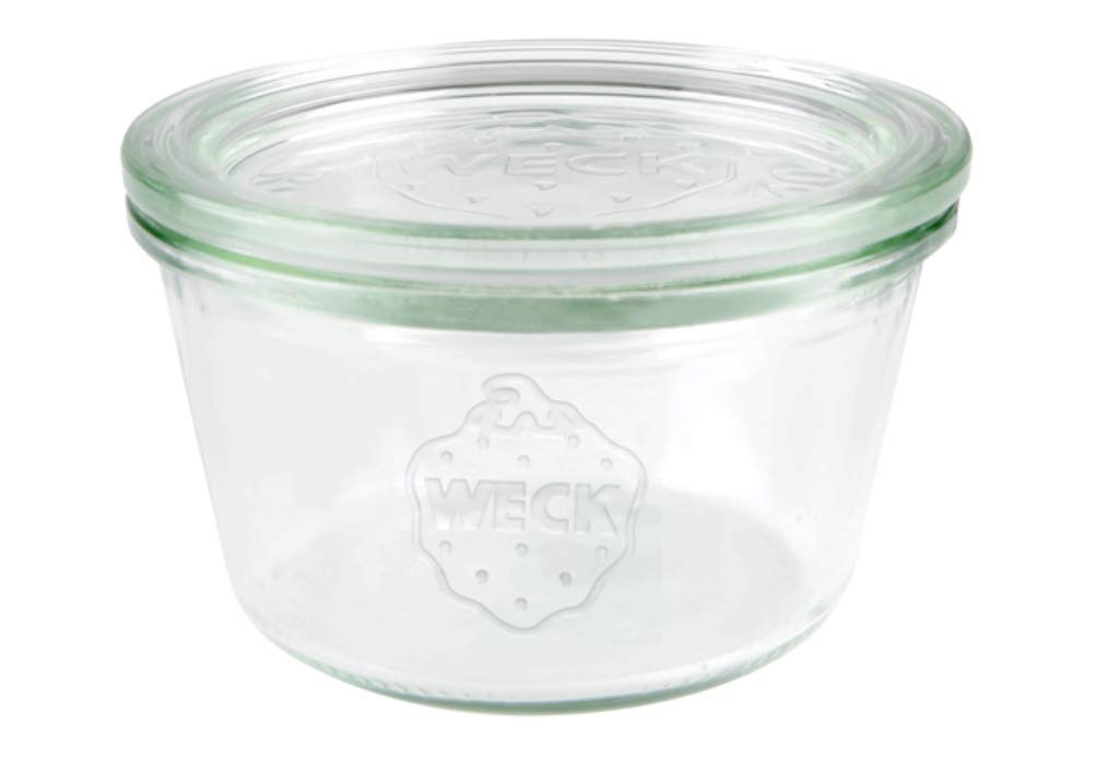 Amazing Child Montessori SET OF SIX 270ml Weck Jars. German Made Classic Design. Model 741